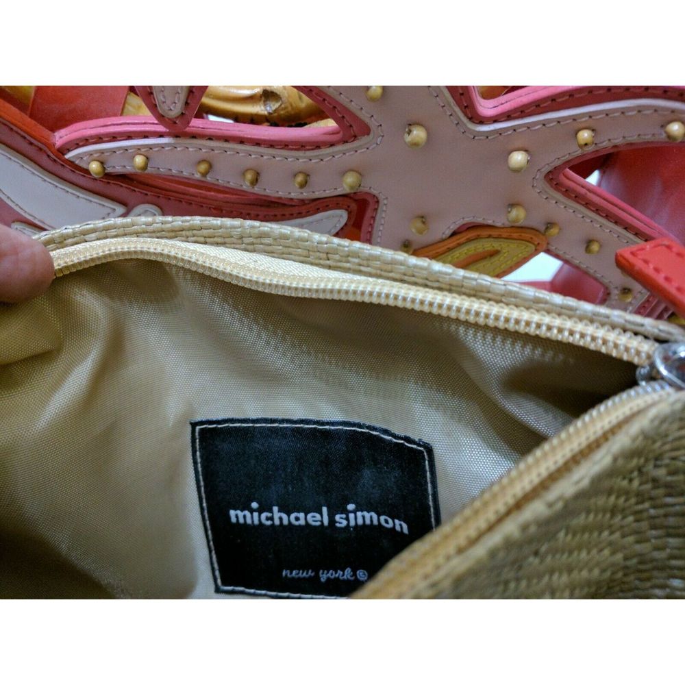 Michael Simon Sea Star Beaded Bag Purse Satchel - Picture 8 of 9